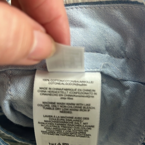 Brooks Brothers Shorts Seersucker Blue Striped Men's 32 Country Club Preppy - Picture 5 of 6